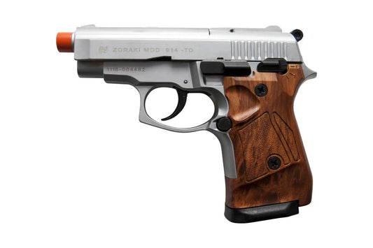 Zoraki M914 Full Automatic 9mm Blank Firing Gun in Silver