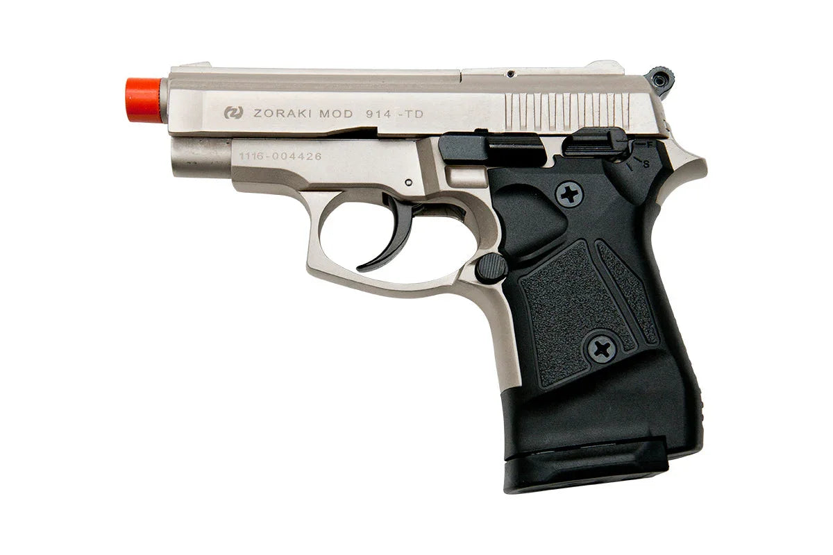 Zoraki M914 Semi-Auto 9mm Blank Firing Gun in Satin