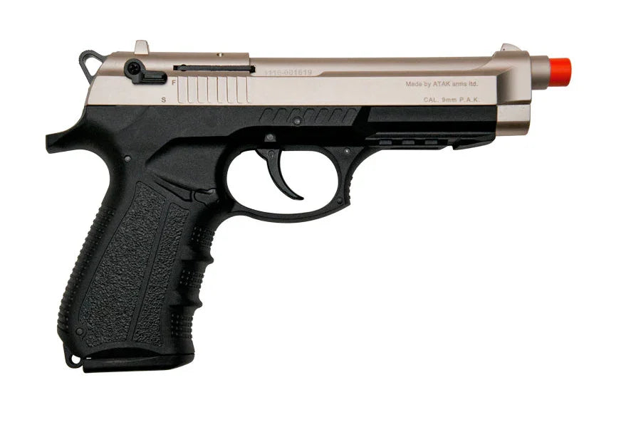 Zoraki M918 Semi-Auto Front Firing Blank Gun in Satin