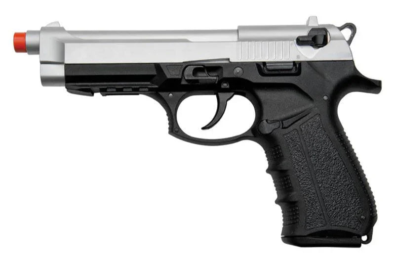 Zoraki M918 Semi-Auto Front Firing Blank Gun in Silver