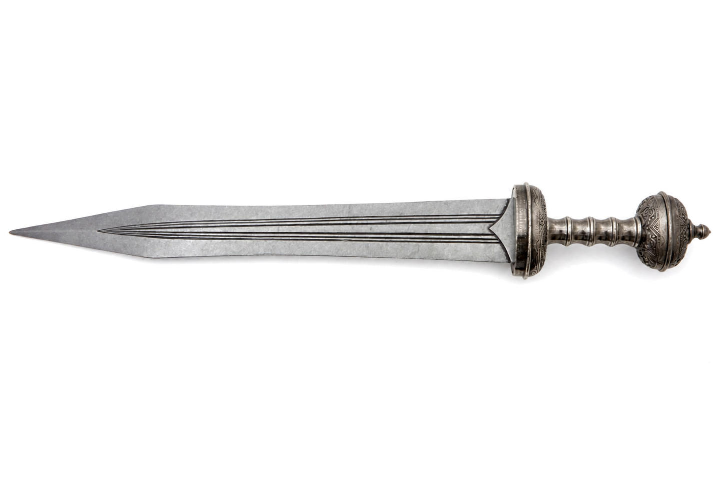Denix 4116/NQ Julius Caesar Roman sword replica unsheathed, left-facing view