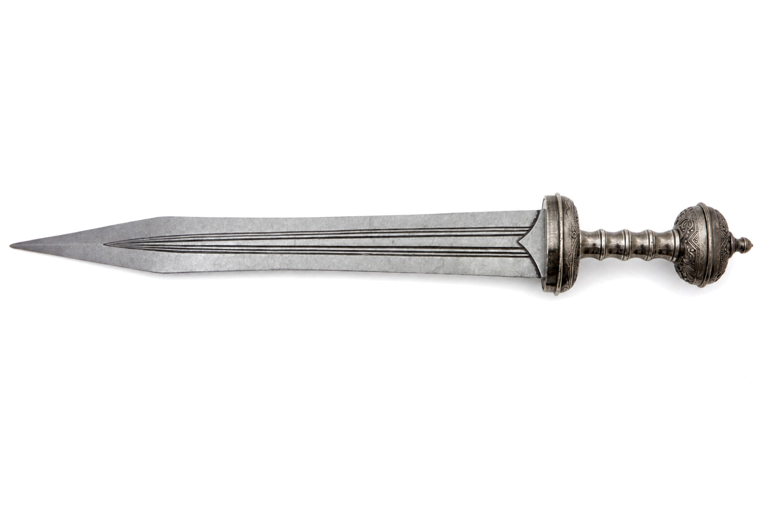 Denix 4116/NQ Julius Caesar Roman sword replica unsheathed, left-facing view