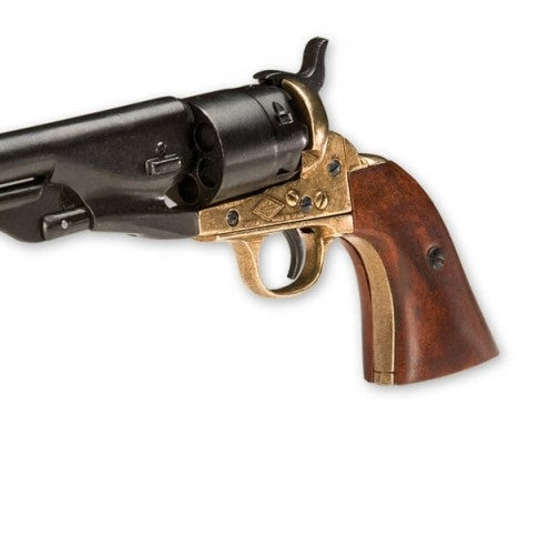 Denix 1860 Civil War Army Non-Firing Revolver In Brass - TCN VAULT