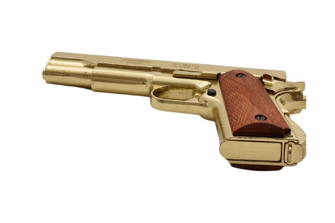 Denix 1911 Field-Strippable Non-Firing Replica Gun in Gold - TCN VAULT