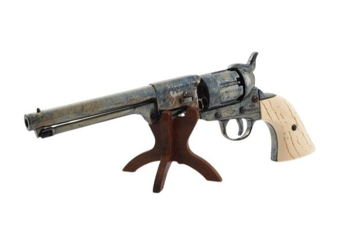 Denix 1860 Griswold & Gunnison Non-Firing Revolver Blued Finish - TCN VAULT