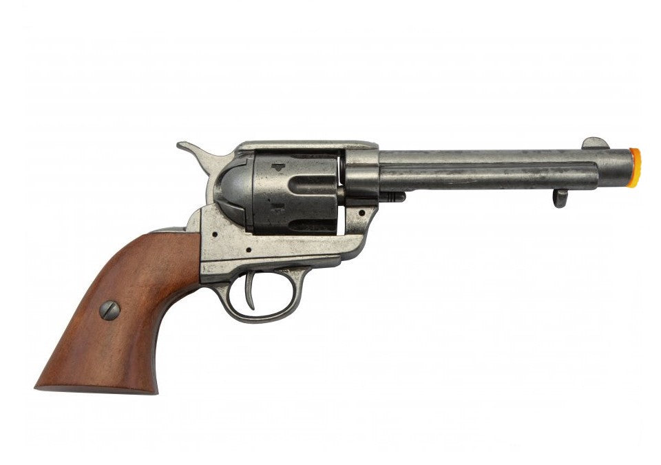 Denix 1873 5.5" Barrel Non-Firing Revolver in Grey - TCN VAULT