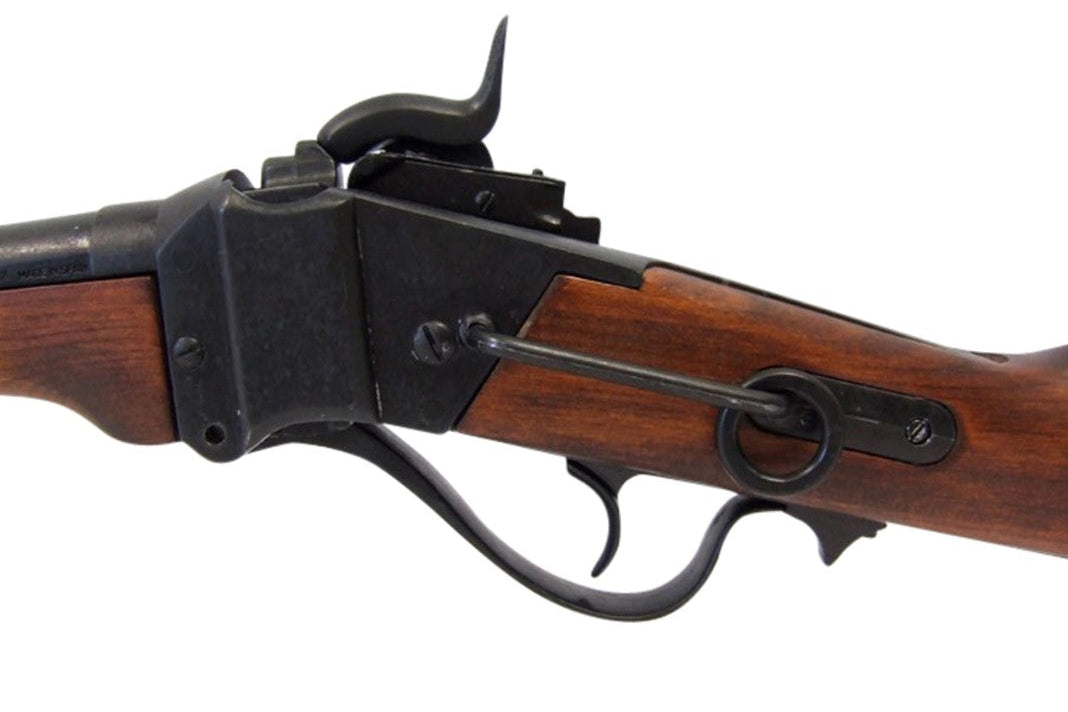 Denix 1859 Sharps Non-Firing Replica Carbine Rifle in Black - TCN VAULT