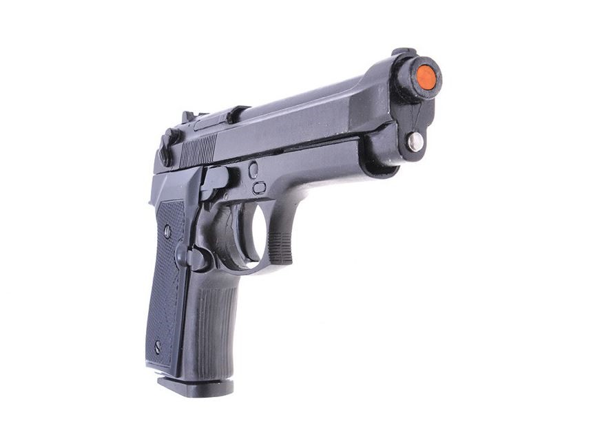 Denix Military Beretta M92 Non-Firing Movie Prop Gun in Black - TCN VAULT