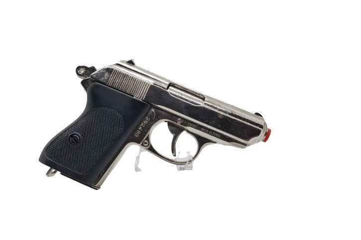 Denix Walther PPK James Bond Non-Firing Prop Gun in Nickel - TCN VAULT