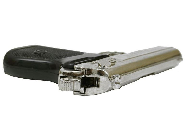 Denix Walther PPK James Bond Non-Firing Prop Gun in Nickel - TCN VAULT