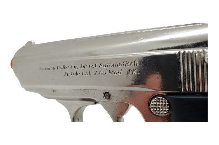 Denix Walther PPK James Bond Non-Firing Prop Gun in Nickel - TCN VAULT
