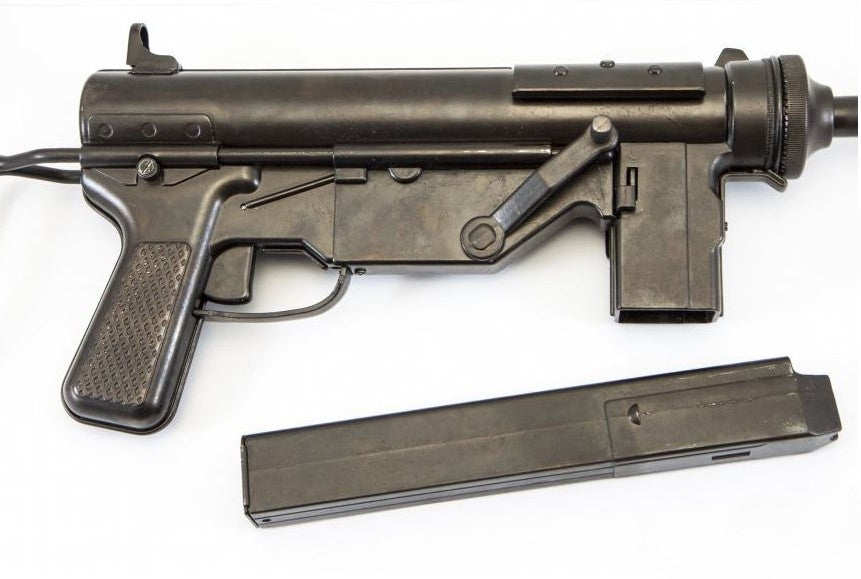 WWII M3 Grease Gun Non-Firing Military Submachine Gun Replica - TCN VAULT