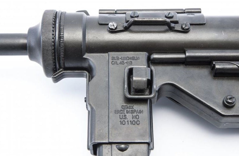 WWII M3 Grease Gun Non-Firing Military Submachine Gun Replica - TCN VAULT