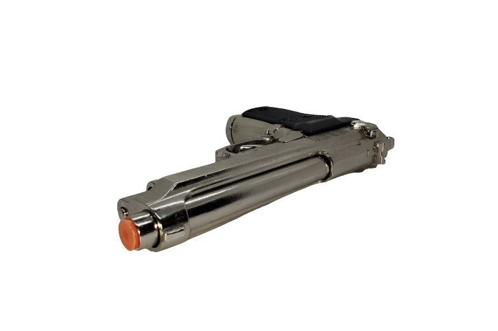 Denix Beretta M92 Non-Firing Movie Prop Gun in Nickel - TCN VAULT