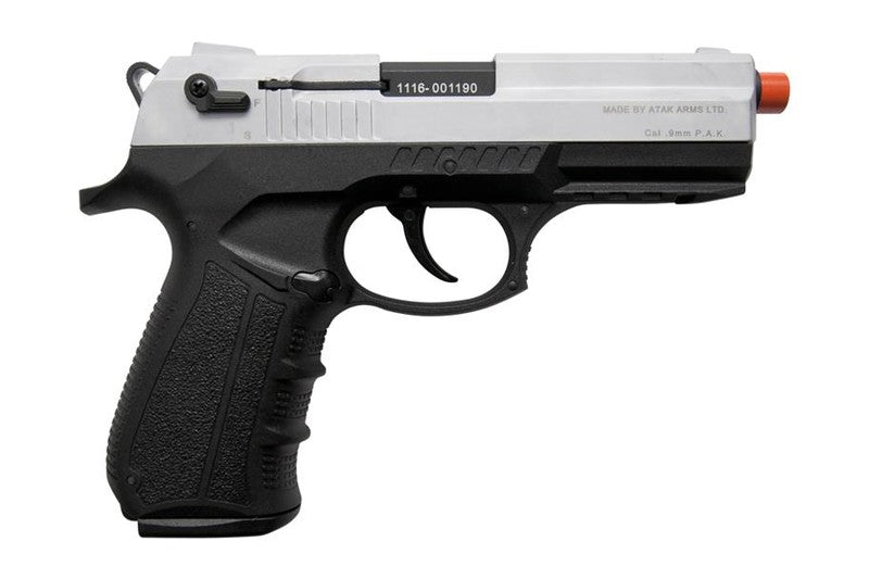 ZORAKI M2918 Semi-Auto Blank Gun in Silver - TCN VAULT