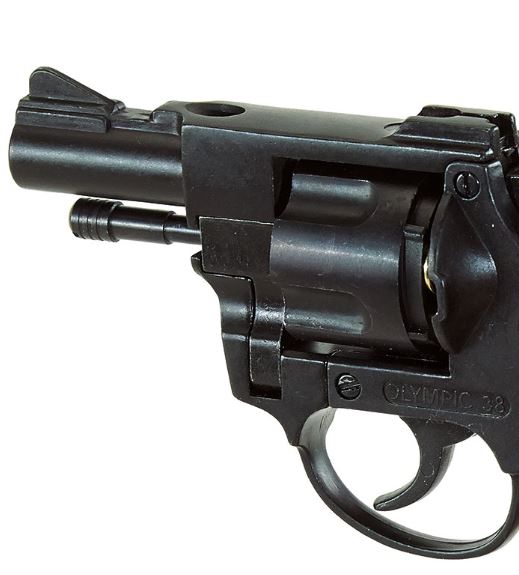 Bruni Olympic 9mm Blank Firing Revolver in Black - TCN VAULT