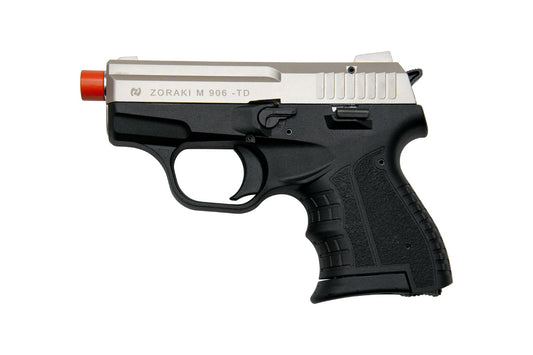 Zoraki M906 Semi-Auto 9mm Blank Firing Gun in Satin - TCN VAULT