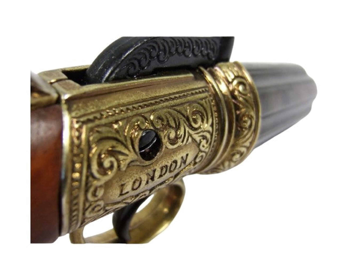 Denix 1840 6 Barrel Pepper-Box Non-Firing Revolver - TCN VAULT