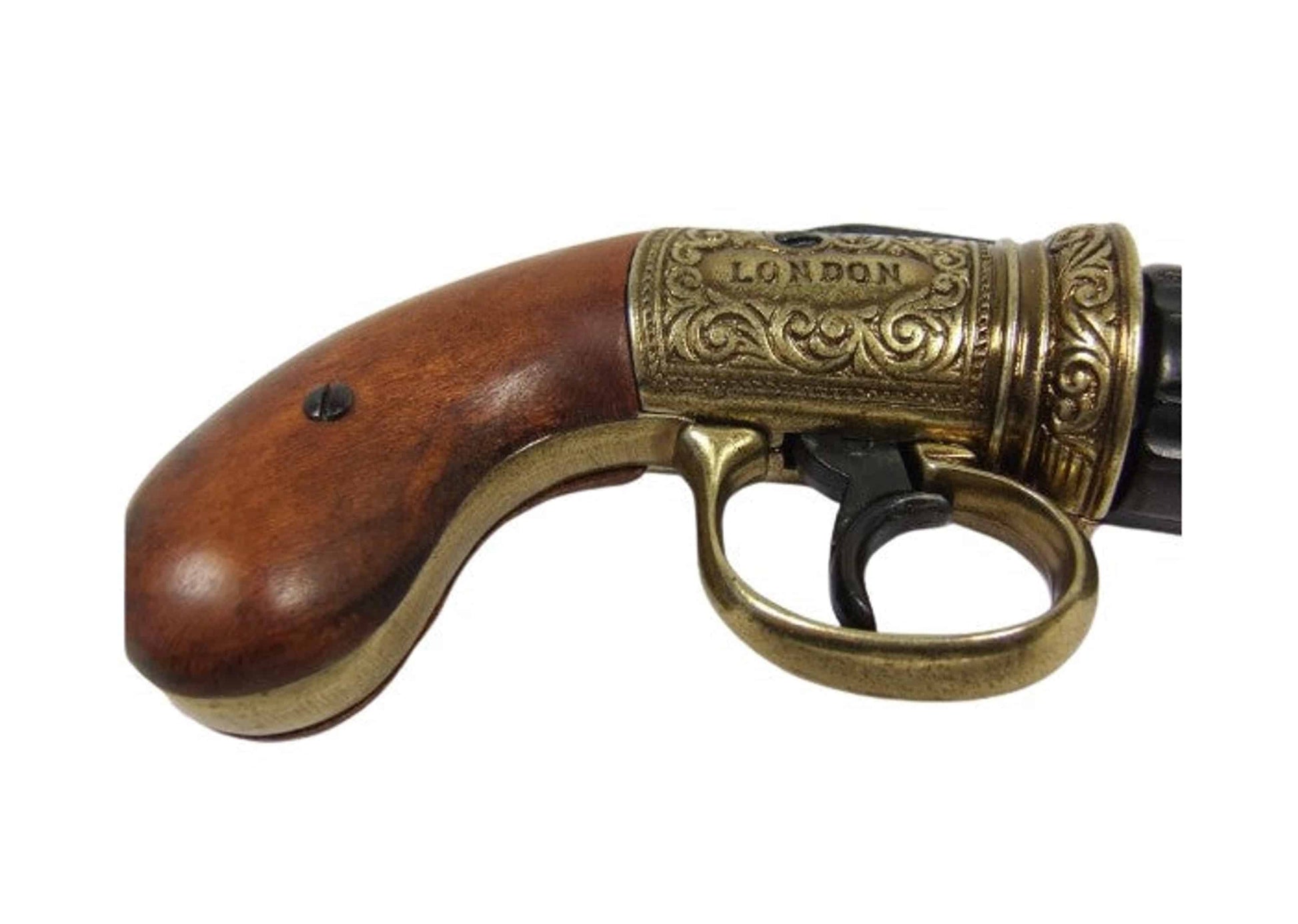 Denix 1840 6 Barrel Pepper-Box Non-Firing Revolver - TCN VAULT