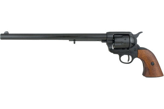 Denix 1873 SAA Buntline Special Non-Firing Revolver In Black - TCN VAULT