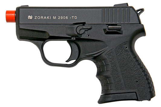 ZORAKI M2906 9mm Semi-Auto Front Firing Blank Gun in Black - TCN VAULT