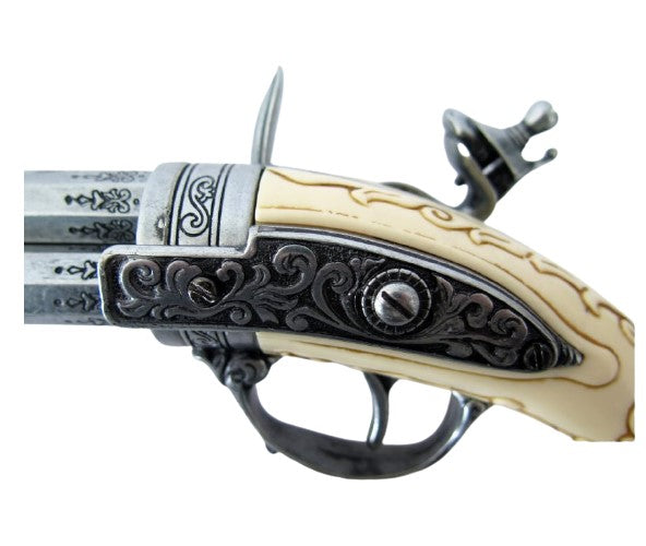 Denix 18th Century 3 Barrel Non-Firing Flintlock Gray - TCN VAULT