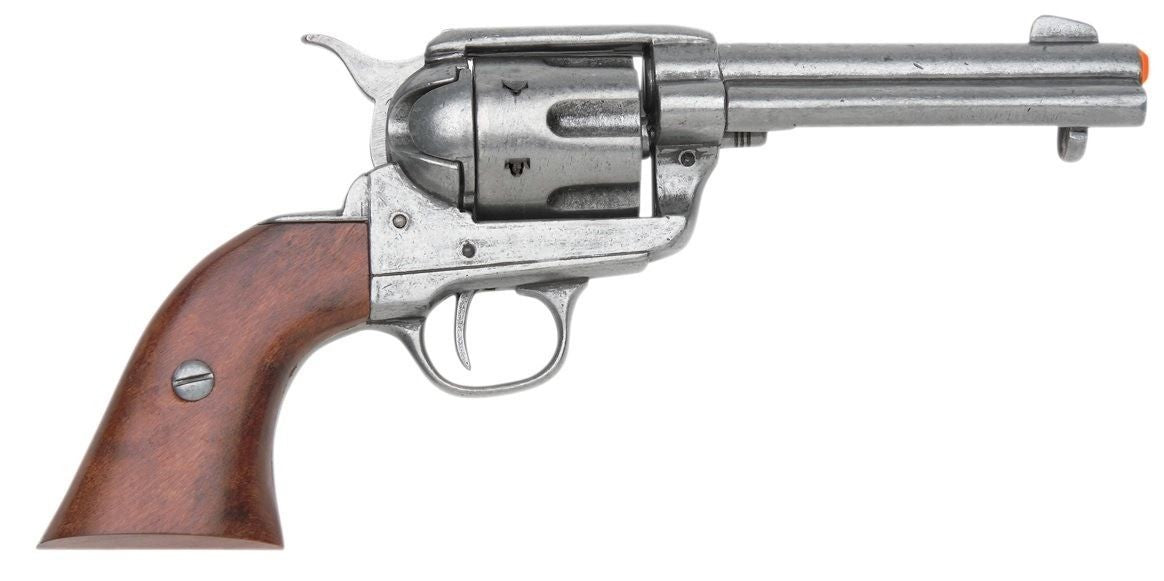 Denix SAA 1873 7.5" Barrel Non-Firing Revolver In Gray - TCN VAULT