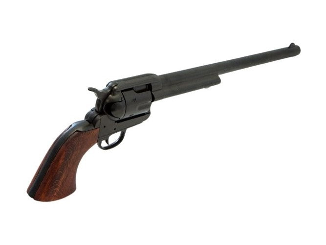 Denix 1873 SAA Buntline Special Non-Firing Revolver In Black - TCN VAULT