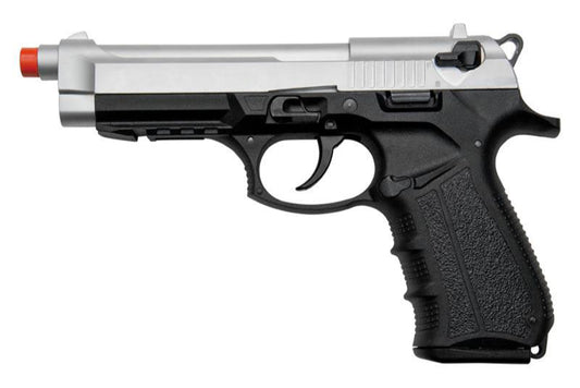 Zoraki M918 Semi-Auto Front Firing Blank Gun in Silver - TCN VAULT