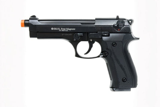 EKOL Firat Magnum 9mm Semi-Auto Blank Gun, Black - TCN VAULT