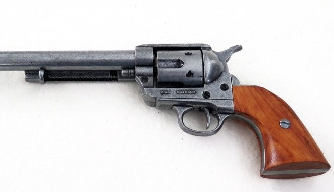 Denix SAA 1873 7.5" Barrel Non-Firing Revolver In Gray - TCN VAULT