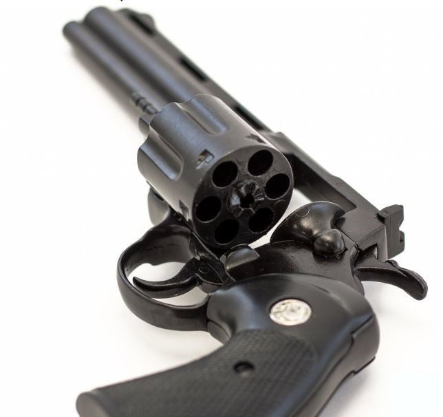 Denix Python 357 Magnum 6" Non-Firing Revolver Prop Gun - TCN VAULT