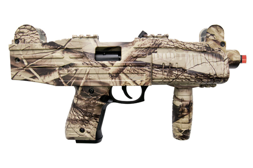 EKOL ASI UZI Camouflage Full Auto Blank Firing Machine Gun - TCN VAULT