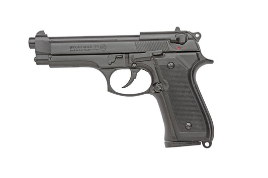 Bruni M92 Semi-Auto Top Firing Blank Gun in Black - TCN VAULT