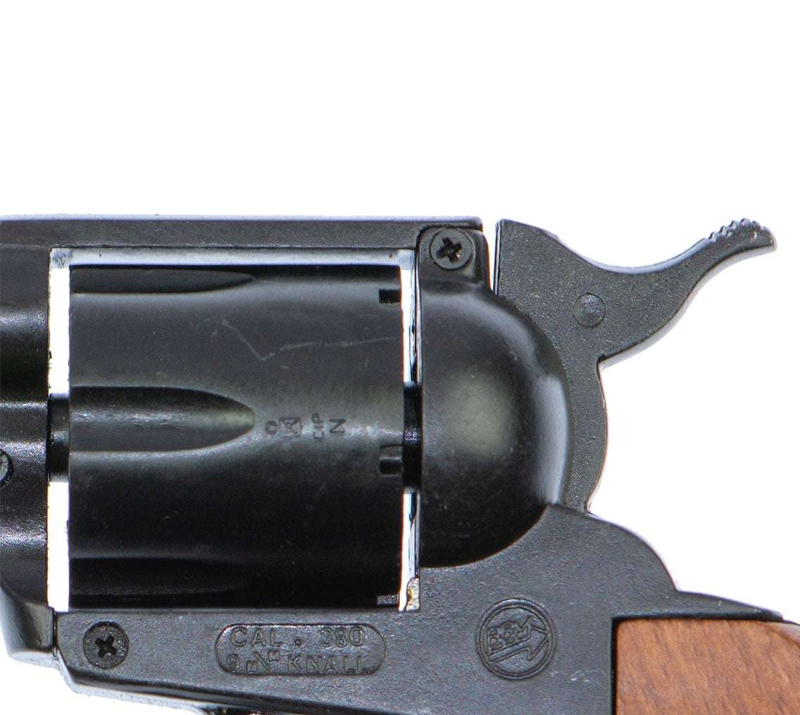 Bruni Old West Fast Draw Blank Firing Revolver in Black - TCN VAULT