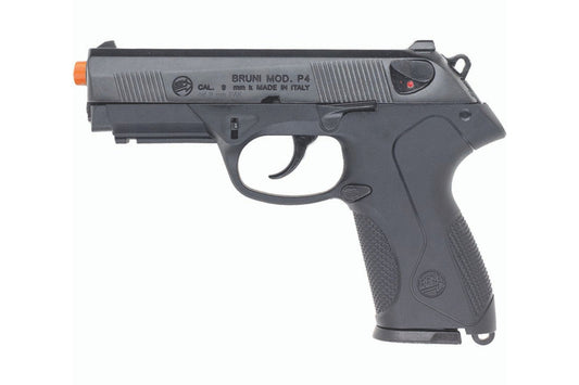 Bruni P4 9mm Front Firing Blank Gun in Black - TCN VAULT