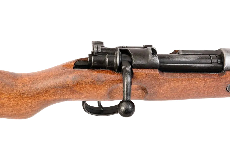 bolt action view of the K98 rifle replica