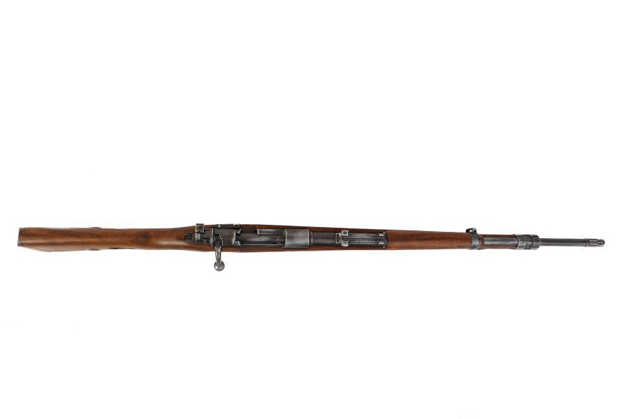 top view detail of K98 bolt action non firing replica rifle