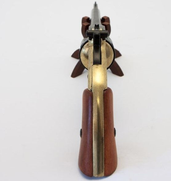 Denix 1869 Schofield Non-Firing Revolver with Brass Trim - TCN VAULT