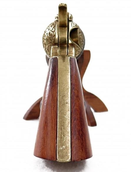 Denix 1873 Peacemaker Non-Firing Revolver with Gold Engravings - TCN VAULT