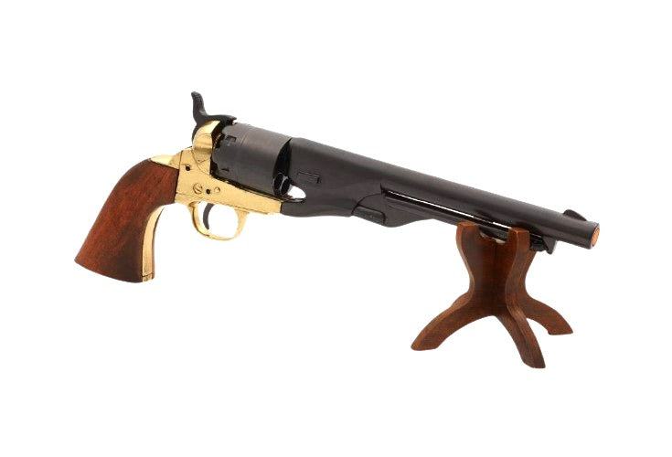 Denix 1860 Civil War Army Non-Firing Revolver In Brass - TCN VAULT
