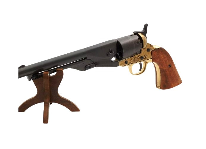 Denix 1860 Civil War Army Non-Firing Revolver In Brass - TCN VAULT