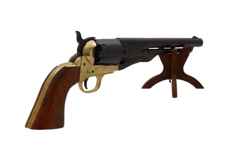 Denix 1860 Civil War Army Non-Firing Revolver In Brass - TCN VAULT
