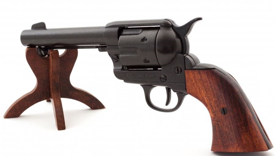 Denix M1873 Fast Draw Non-Firing Revolver Replica in Black - TCN VAULT
