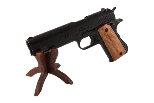 Denix 1911 Non-Firing Replica Gun with Light Wood Grips - TCN VAULT