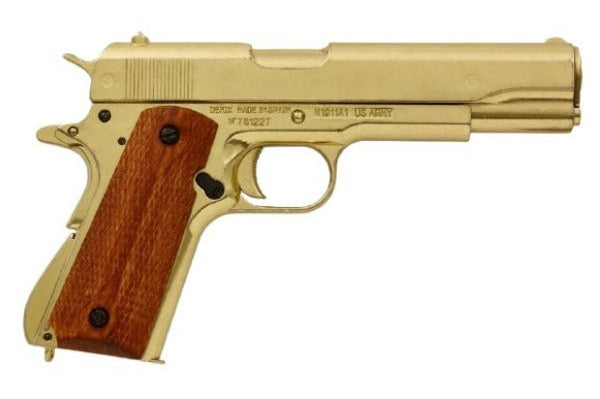Denix 1911 Field-Strippable Non-Firing Replica Gun in Gold - TCN VAULT