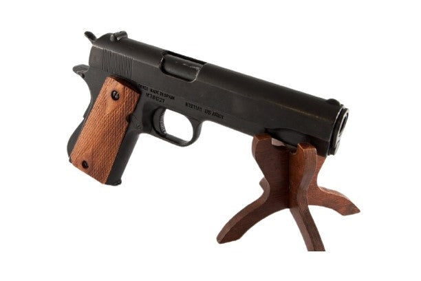Denix 1911 Non-Firing Replica Gun with Light Wood Grips - TCN VAULT