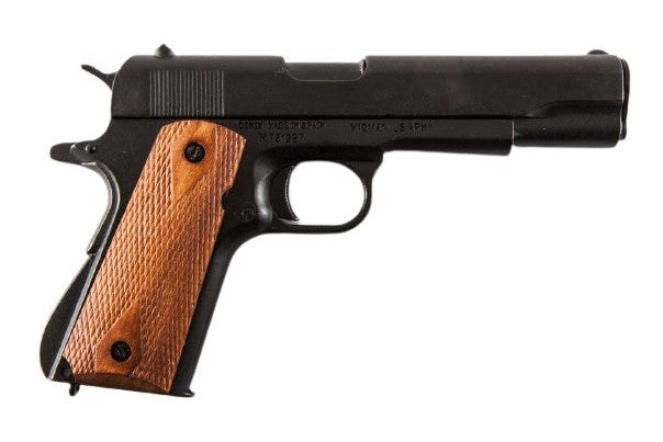 Denix 1911 Non-Firing Replica Gun with Light Wood Grips - TCN VAULT