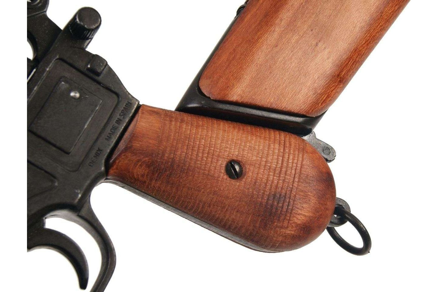 Mauser 1896 C96 With Extended Wood Stock Non-Firing Prop Gun - TCN VAULT