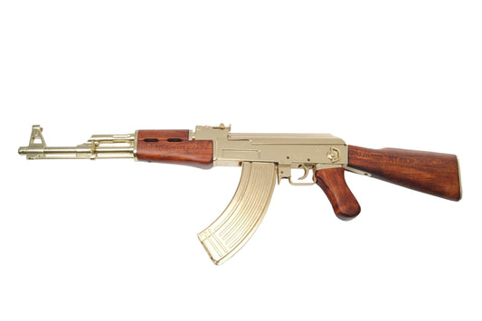 Denix Gold AK47 Dictator Non-Firing Replica Prop Gun - TCN VAULT